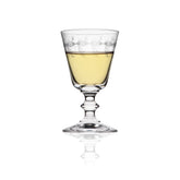 RONA Vintage Etched Goblet Glass image 1