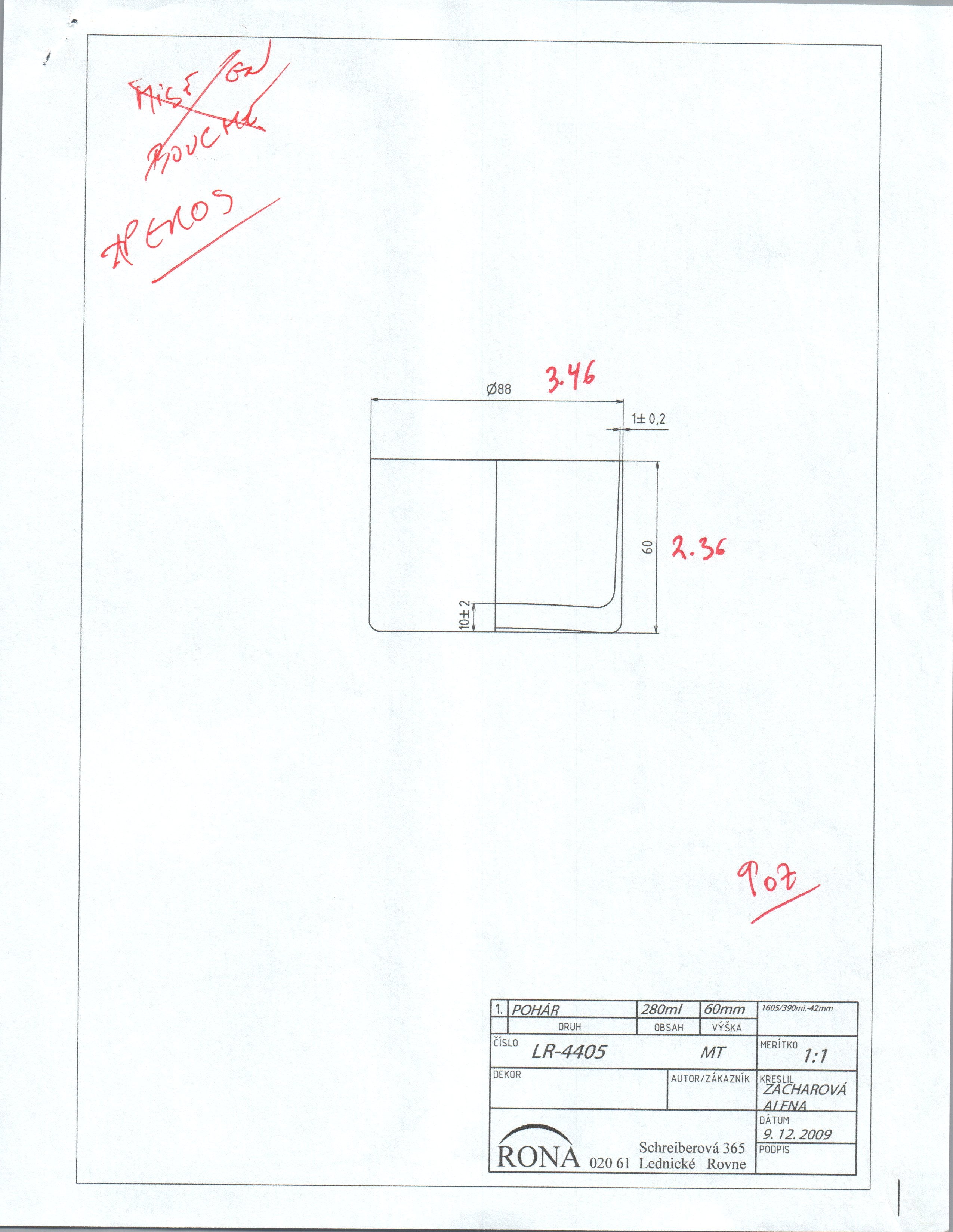 RONA Aperos Paris - Volume - Dimensions - image 6