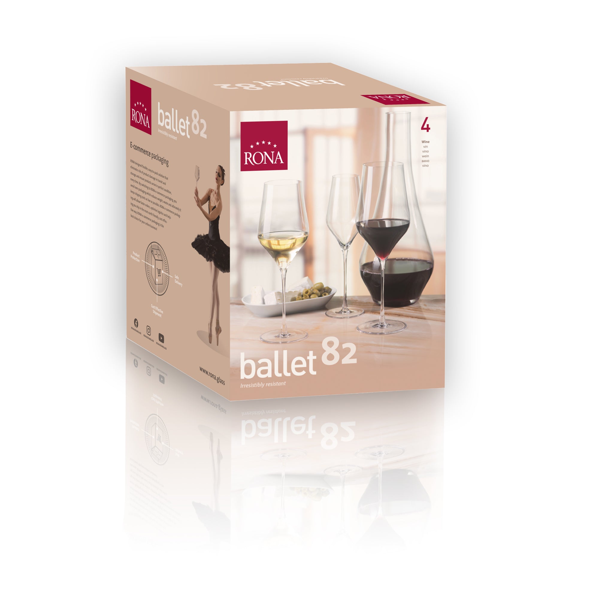 RONA Ballet 82 Wine Glass - Pack image 4