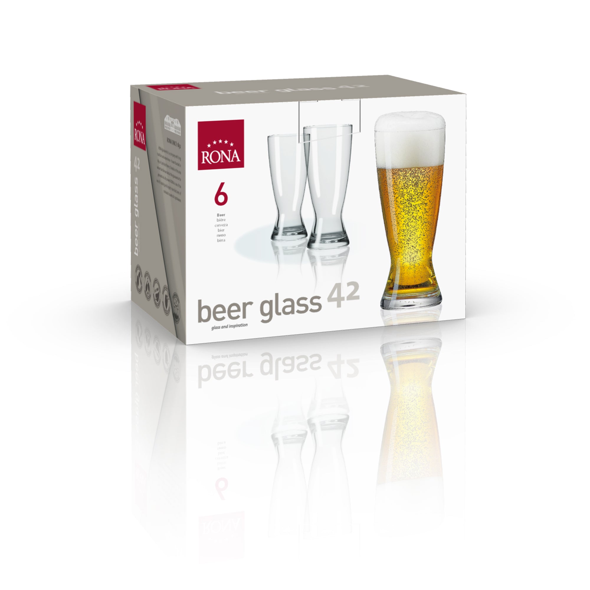 RONA Weizen Beer Glass - Pack image 7