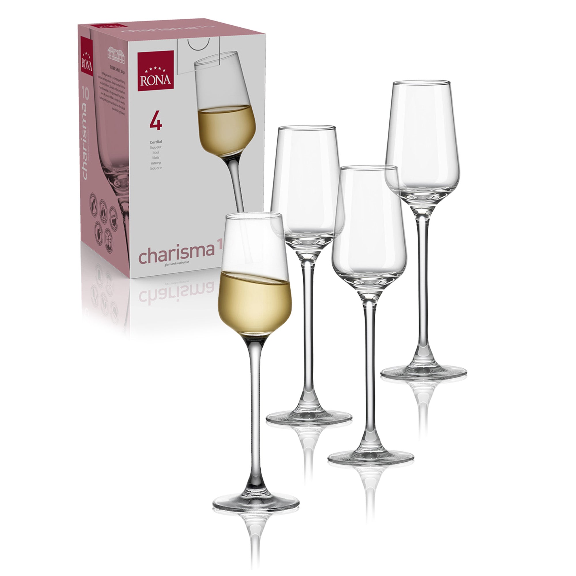 RONA Charisma Cordial Glass - Set of 4 - Pack image 5