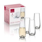RONA Drink Master Stemless Champagne - Set of 4 - Pack image 4