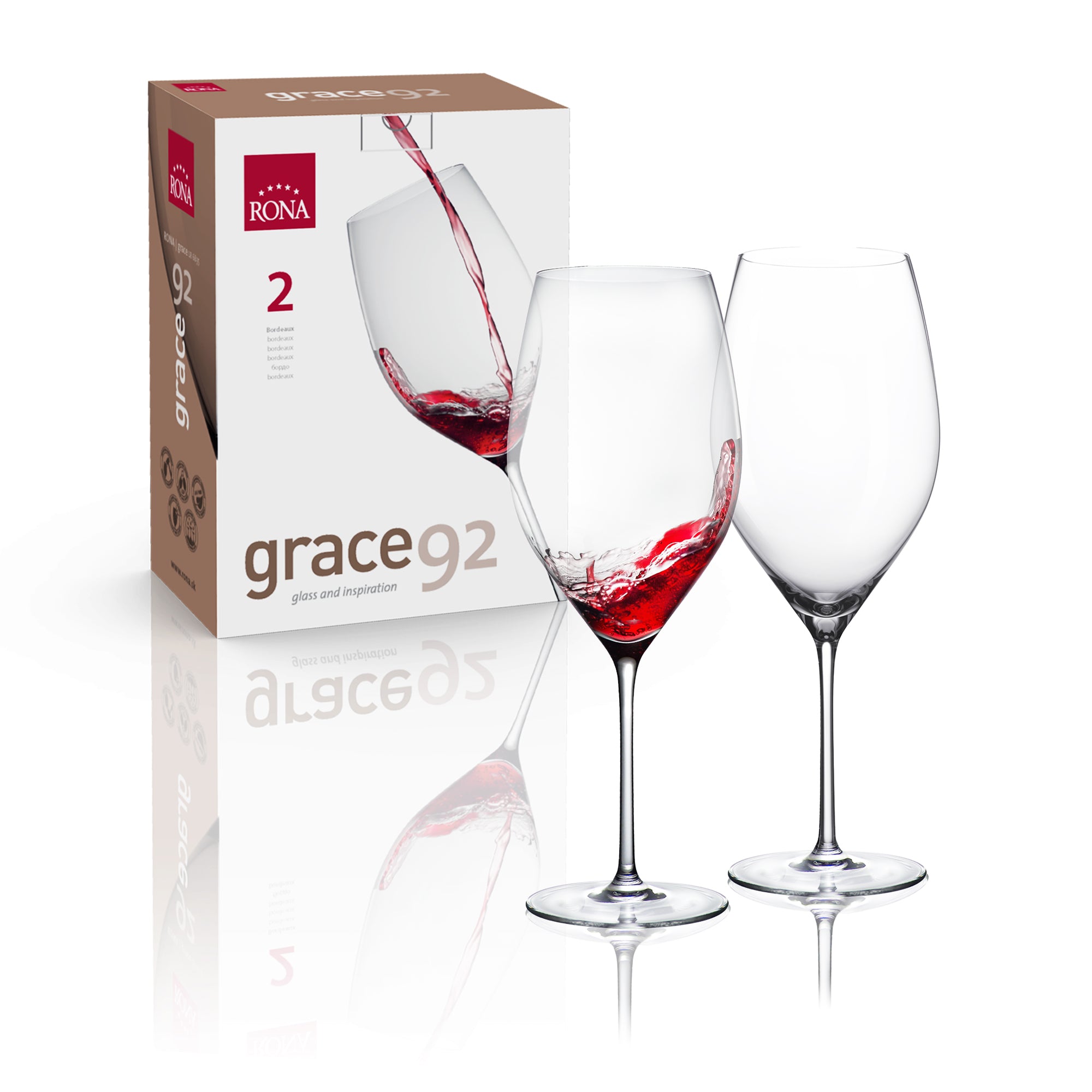 RONA Grace 92 Wine Glass - Set of 2 - Pack image 4