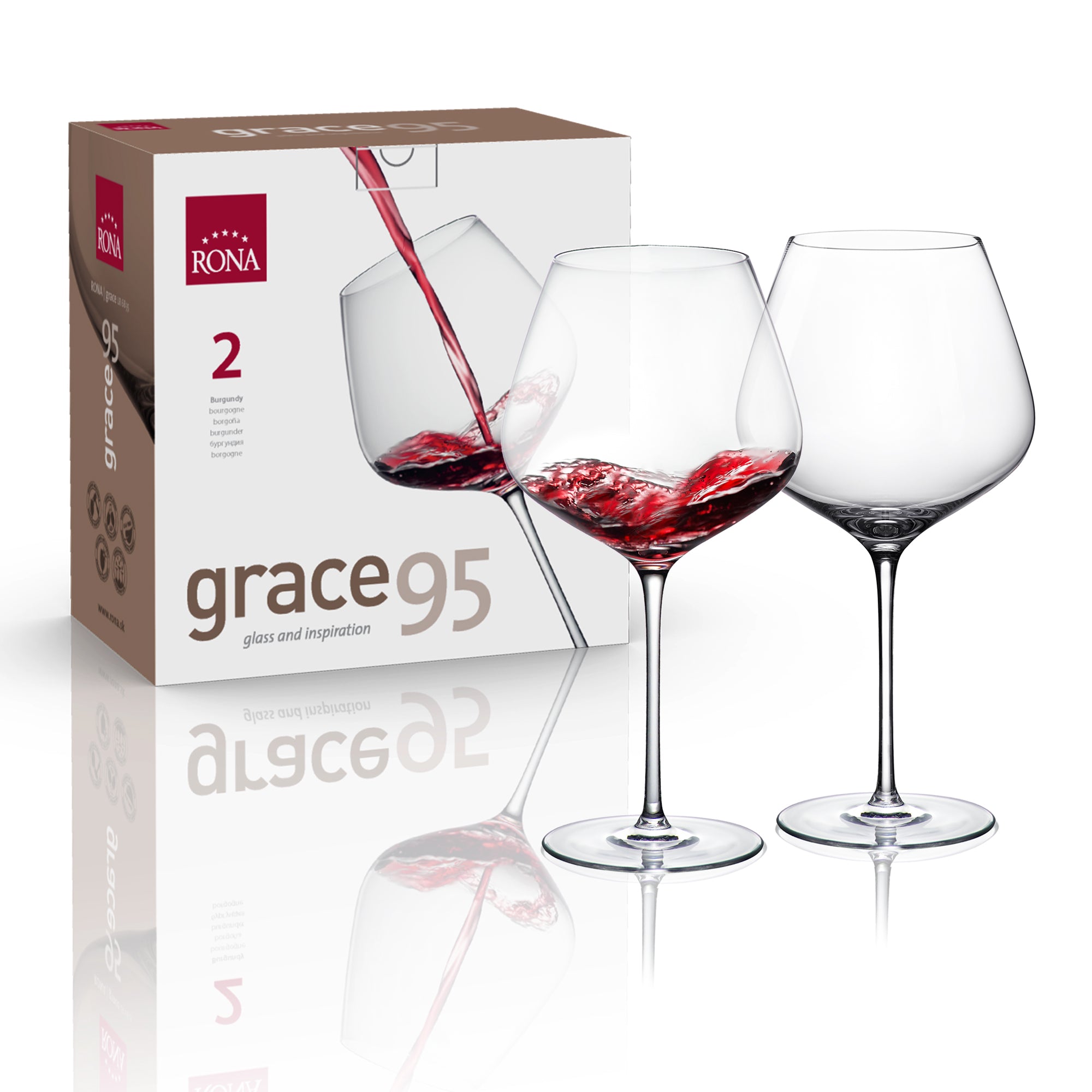 RONA Grace 95 Wine Glass - Set of 2 - Pack image 4