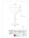 RONA Classic Martini Glass - Volume - Dimensions image 4