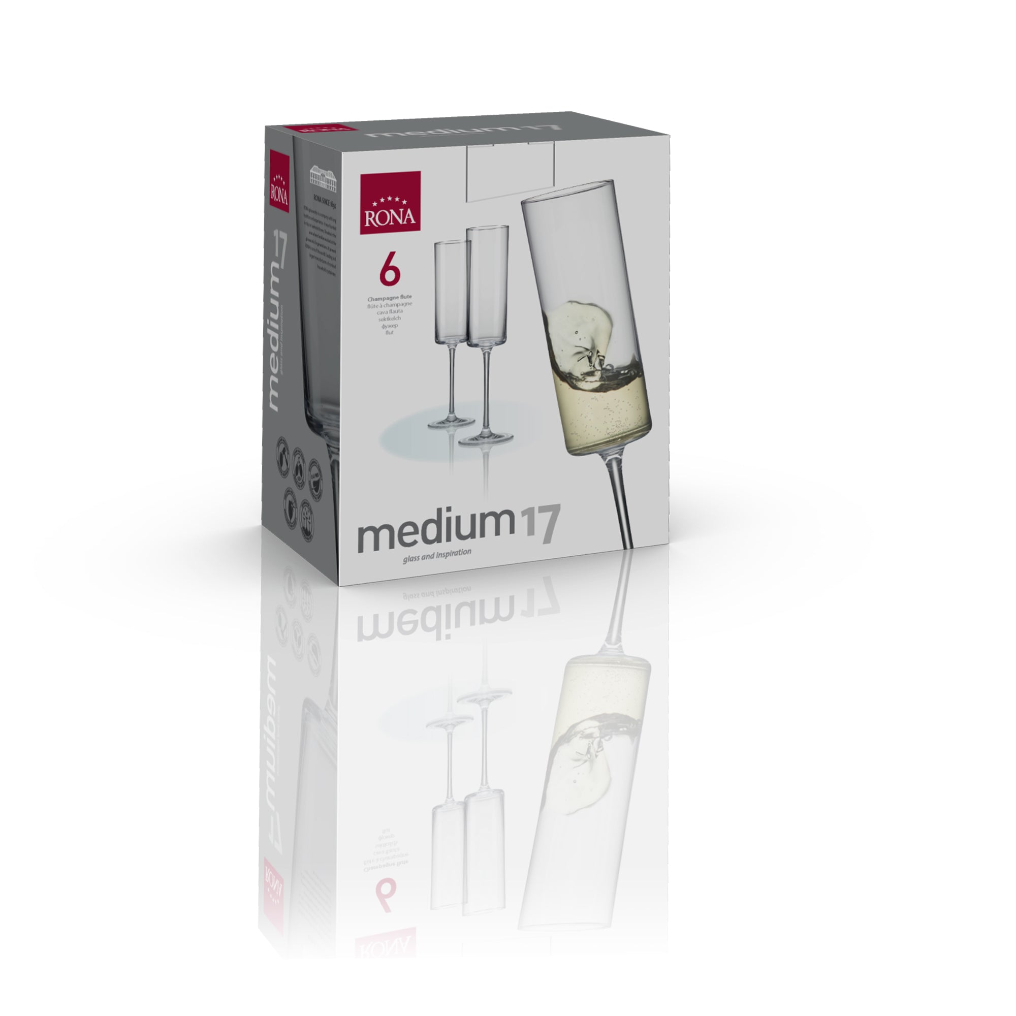 RONA Medium Champagne Flute - Pack image 7