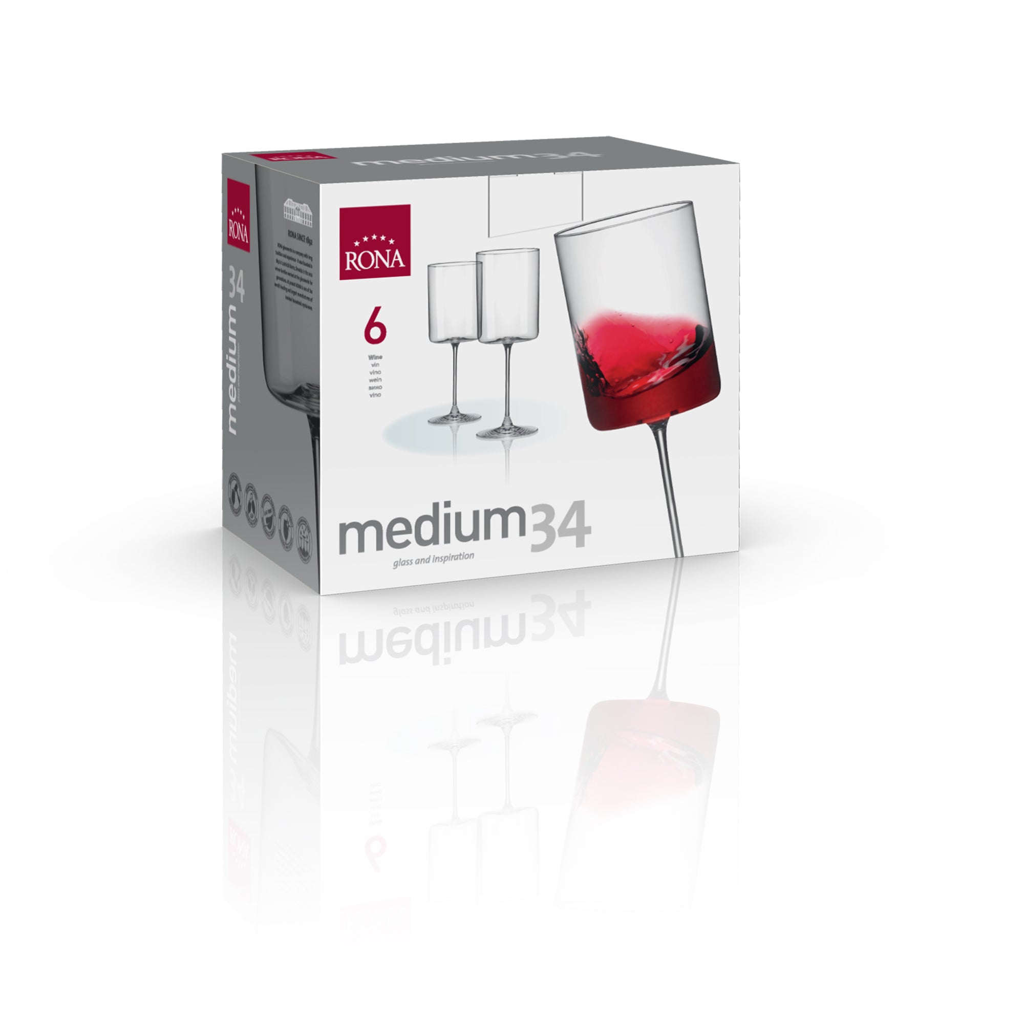 RONA Medium 34 Wine Glass - Pack image 7