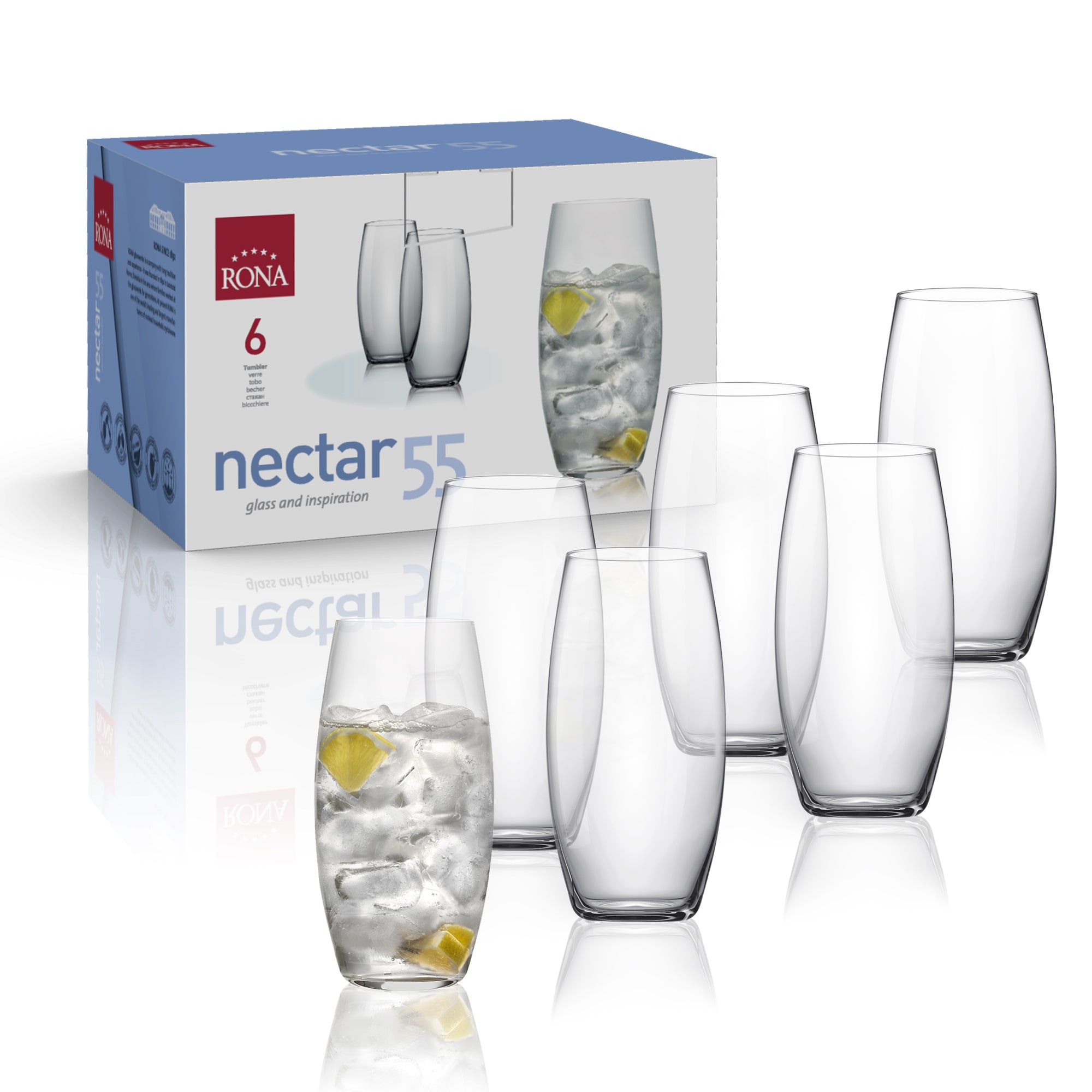 RONA Nectar Long Drink Glass - Set of 6 - Pack image 6