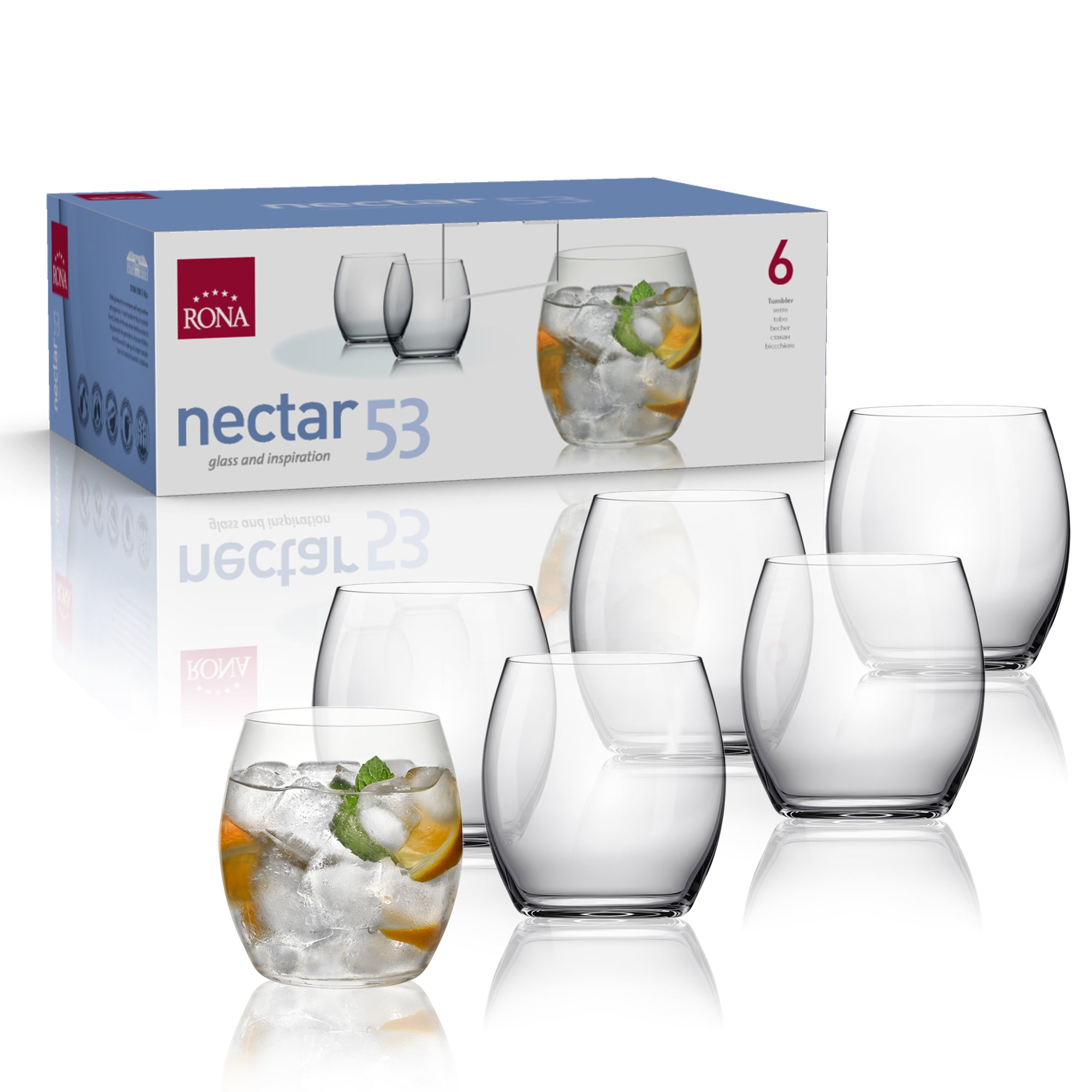 RONA Nectar Whiskey XL Glass - Set of 6 - Pack image 6