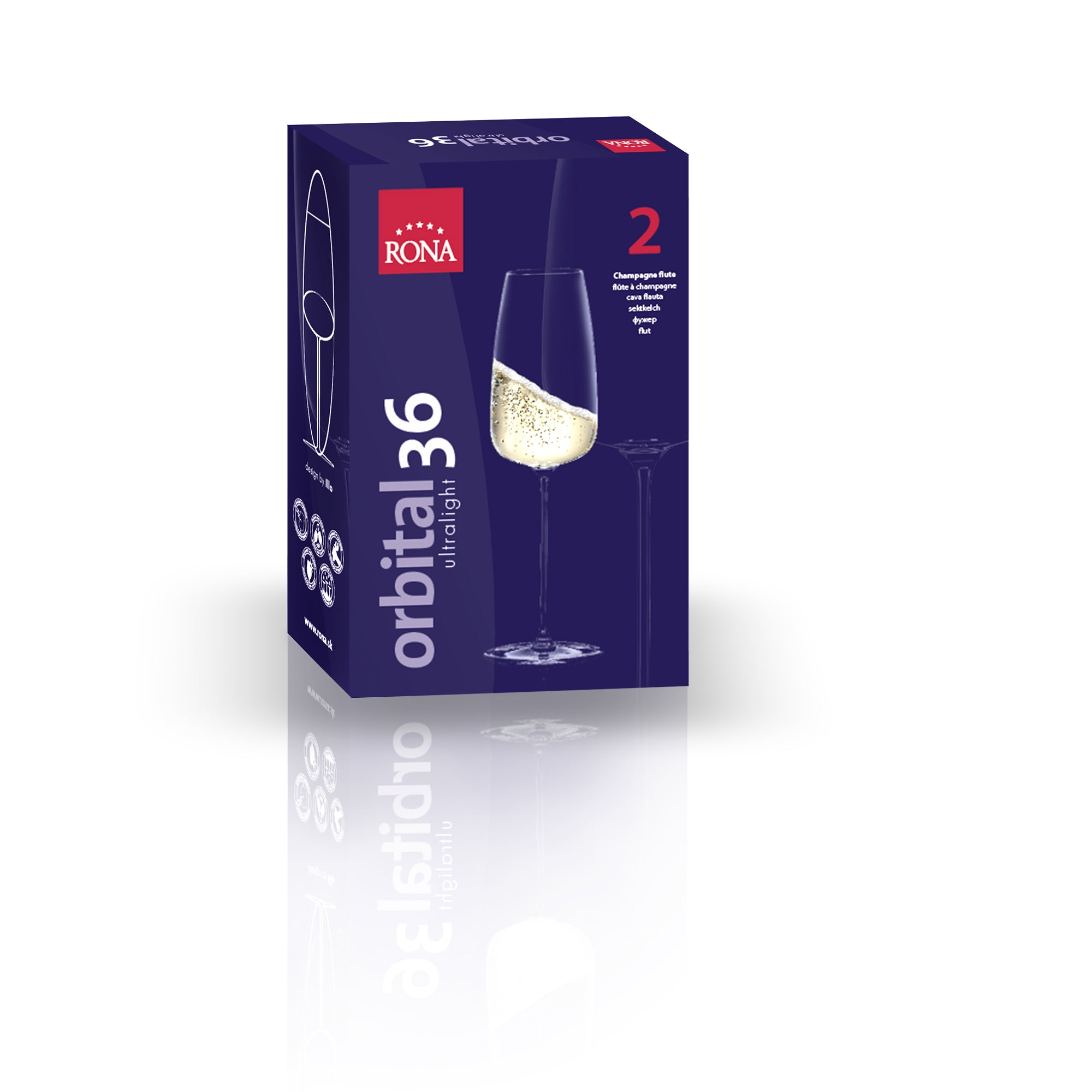 RONA Orbital Champagne Flute - Pack image 5