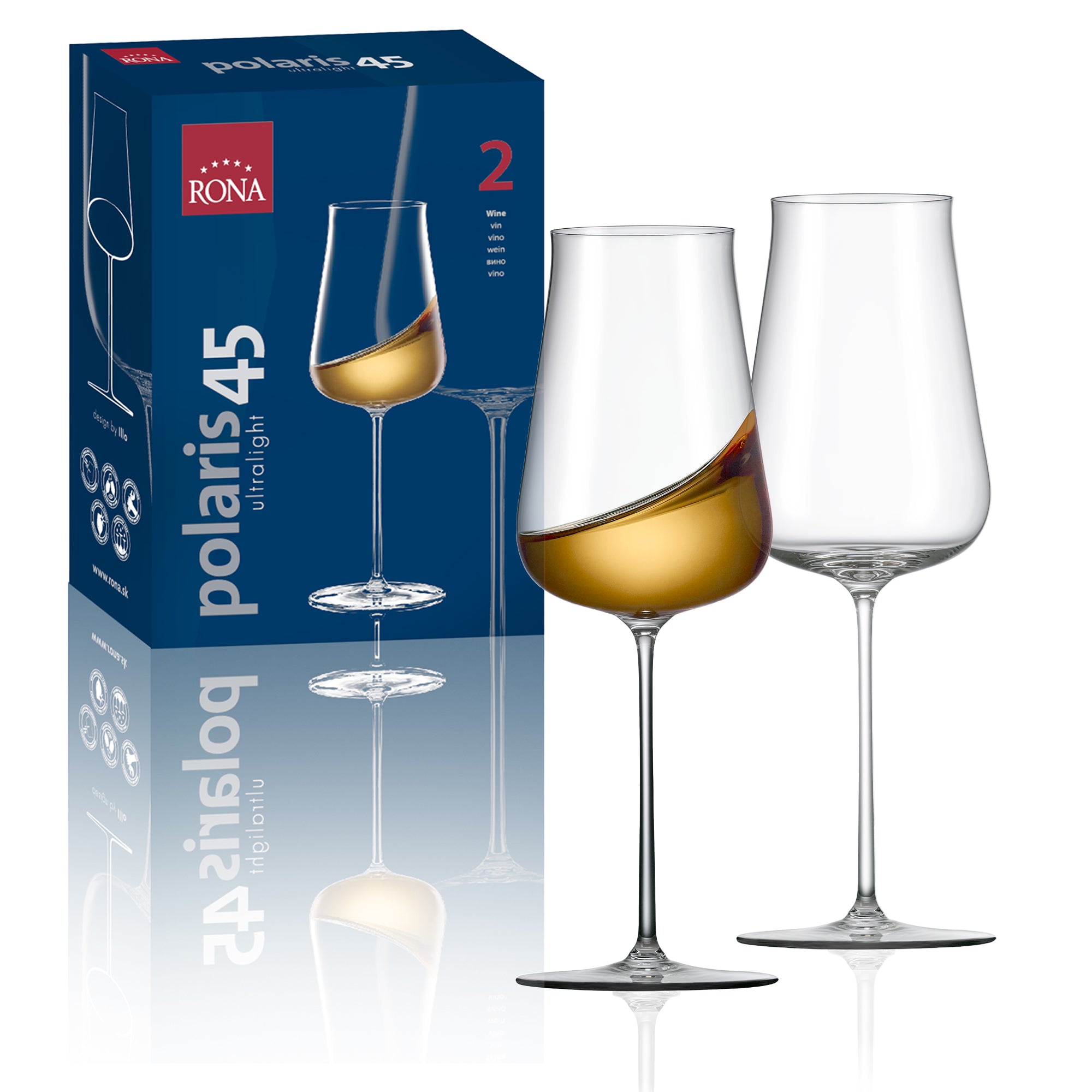 RONA Polaris 45 Wine Glass - Set of 2 - Pack image 4