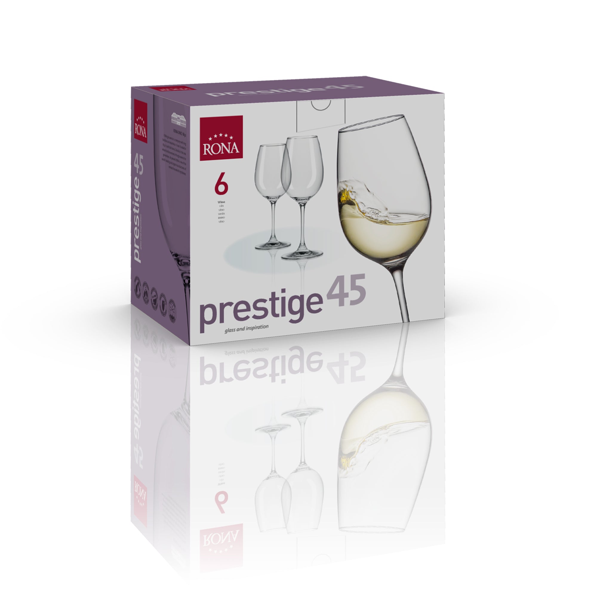 RONA Prestige 45 Wine Glass - Pack image 7