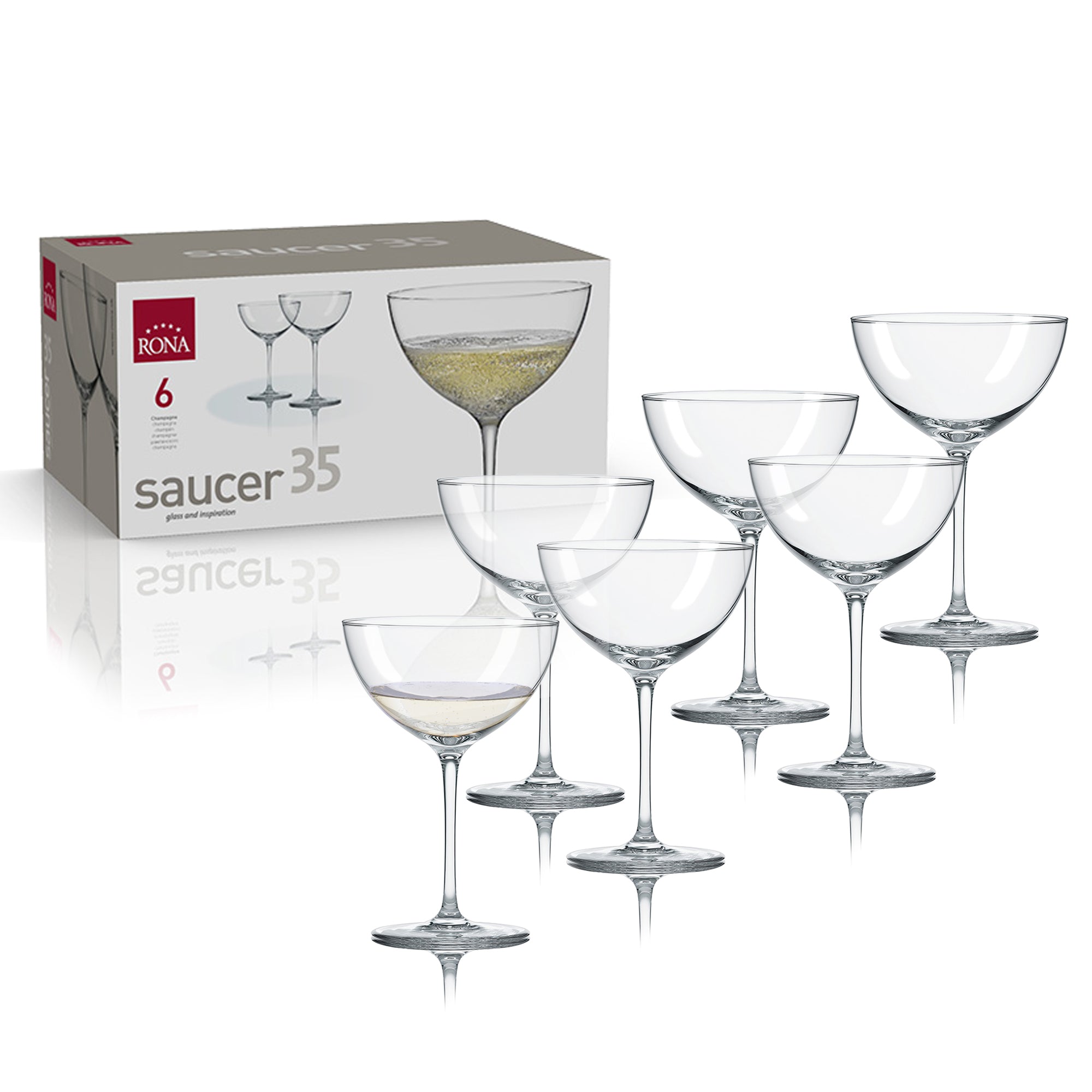 RONA Saucer Glass - Set of 6 image 5