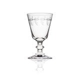 RONA Vintage Etched Goblet Glass image 2