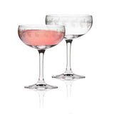 RONA Vintage Etched Coupe Glass - Set of 2 image 3